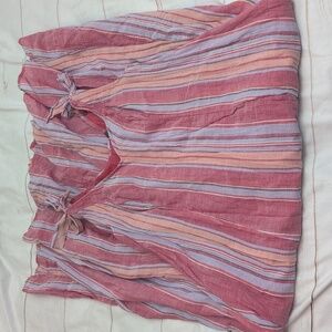 A pea in the Pod Maternity Maxi Dress size Small Beautiful Stripes Light Comphy